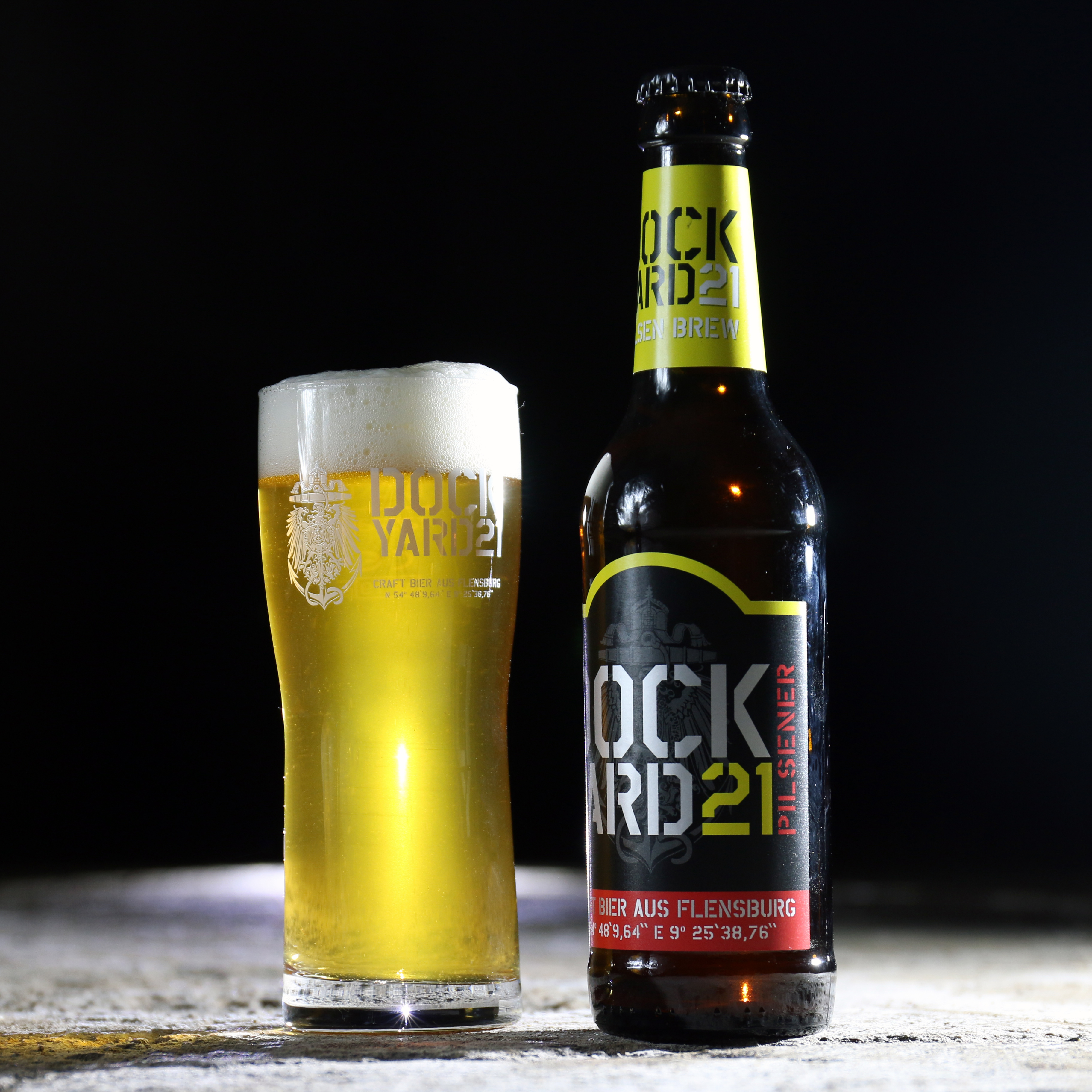 DY 21 "Pilsen Brew" Pilsener 5,2 % vol. 0,33 L Flasche