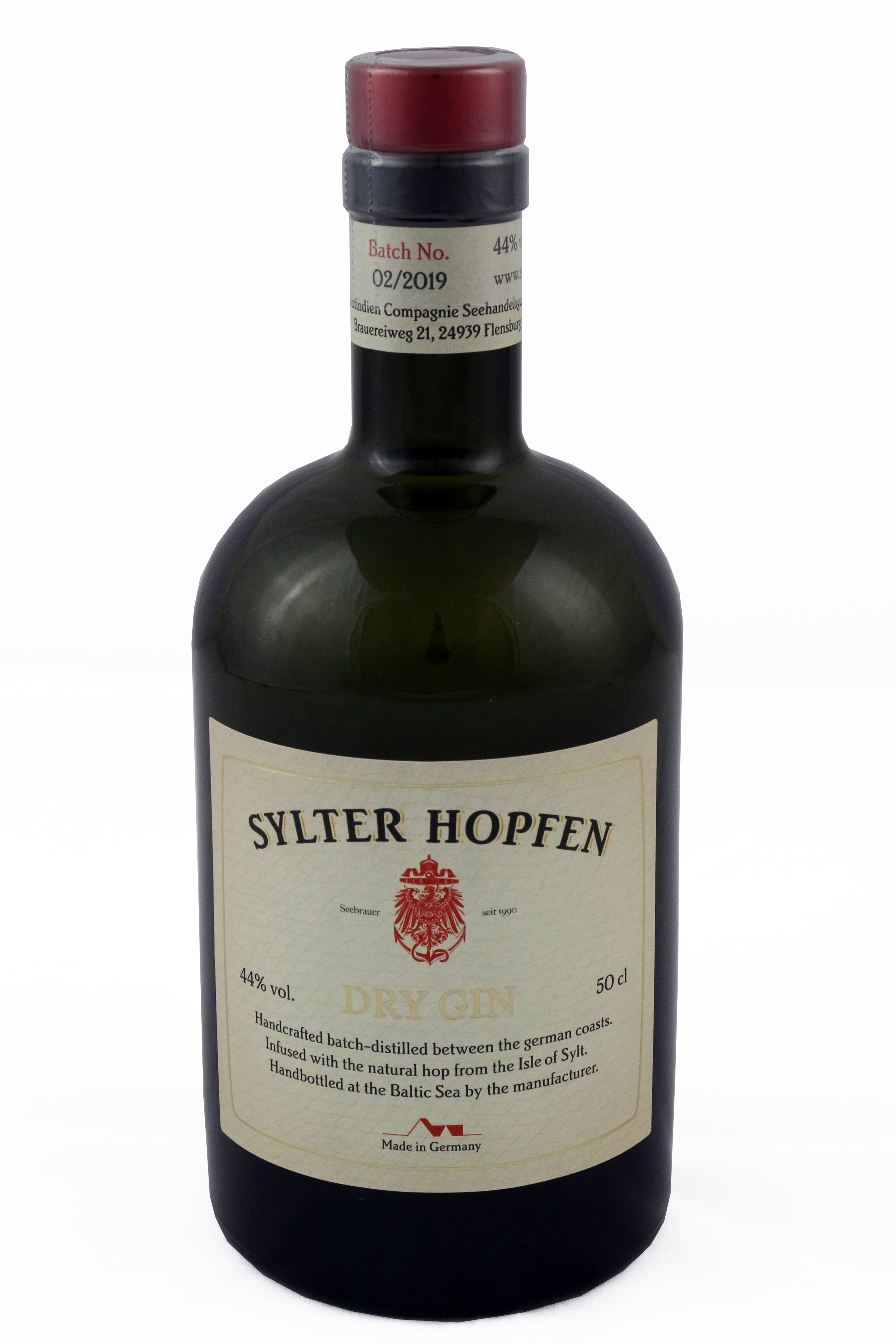 "Sylter Hopfen Dry Gin" 44,0 % vol.