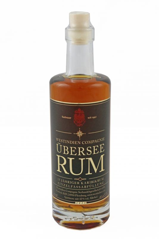 15 Jahre Übersee Rum - Rum | 0,7 L Flasche | S0001.2